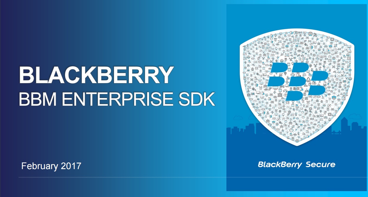 BBM Enterprise SDK