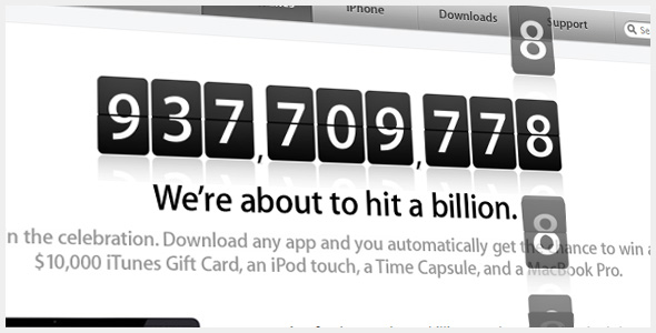 10 milliards de téléchargement pour iTunes