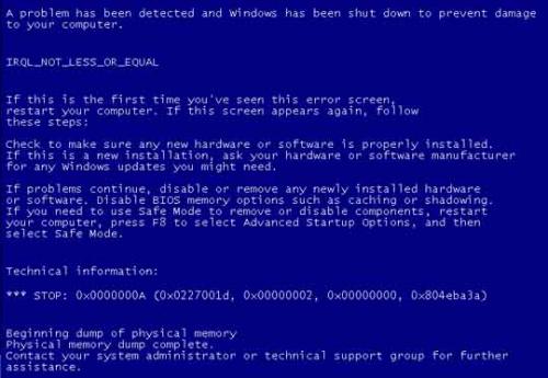 Blue Screen