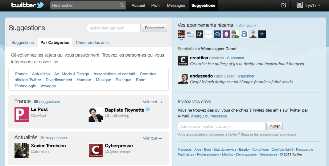 Facebook versus Twitter, un combat différent, lequel choisir ? - Suggestions de Twitter
