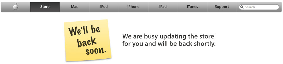 Le site d'Apple reçoit un lifting HTML5 - Barre de navigation Le site d'Apple reçoit un lifting HTML5 - Barre de navigation