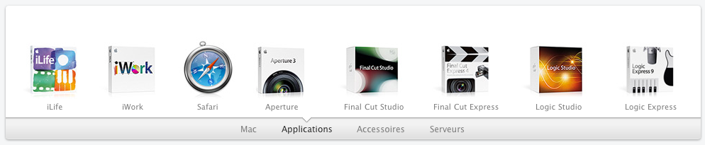 Le site d'Apple reçoit un lifting HTML5 - Transition des produits dans une catégorie Le site d'Apple reçoit un lifting HTML5 - Transition des produits dans une catégorie