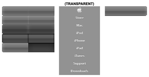Le site d'Apple reçoit un lifting HTML5 - Barre de navigation Le site d'Apple reçoit un lifting HTML5 - Barre de navigation