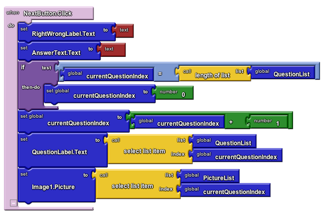 Démonstration de Google App Inventor, la création d’application Android par glisser-déposer - Blocs graphiques des composants