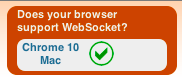 HTML5 WebSockets, le successeur du protocole HTTP ? - Validité des websockets de Chrome sous MacOSX