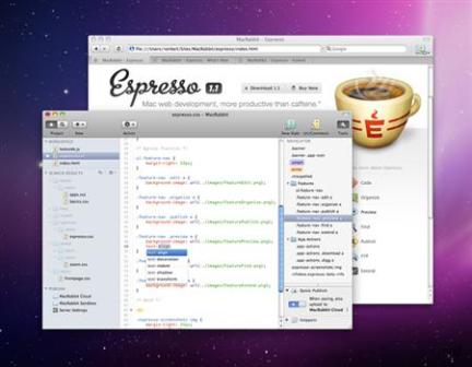 Webdesigners, 10 applications HTML et CSS sur Mac OS X - Espresso