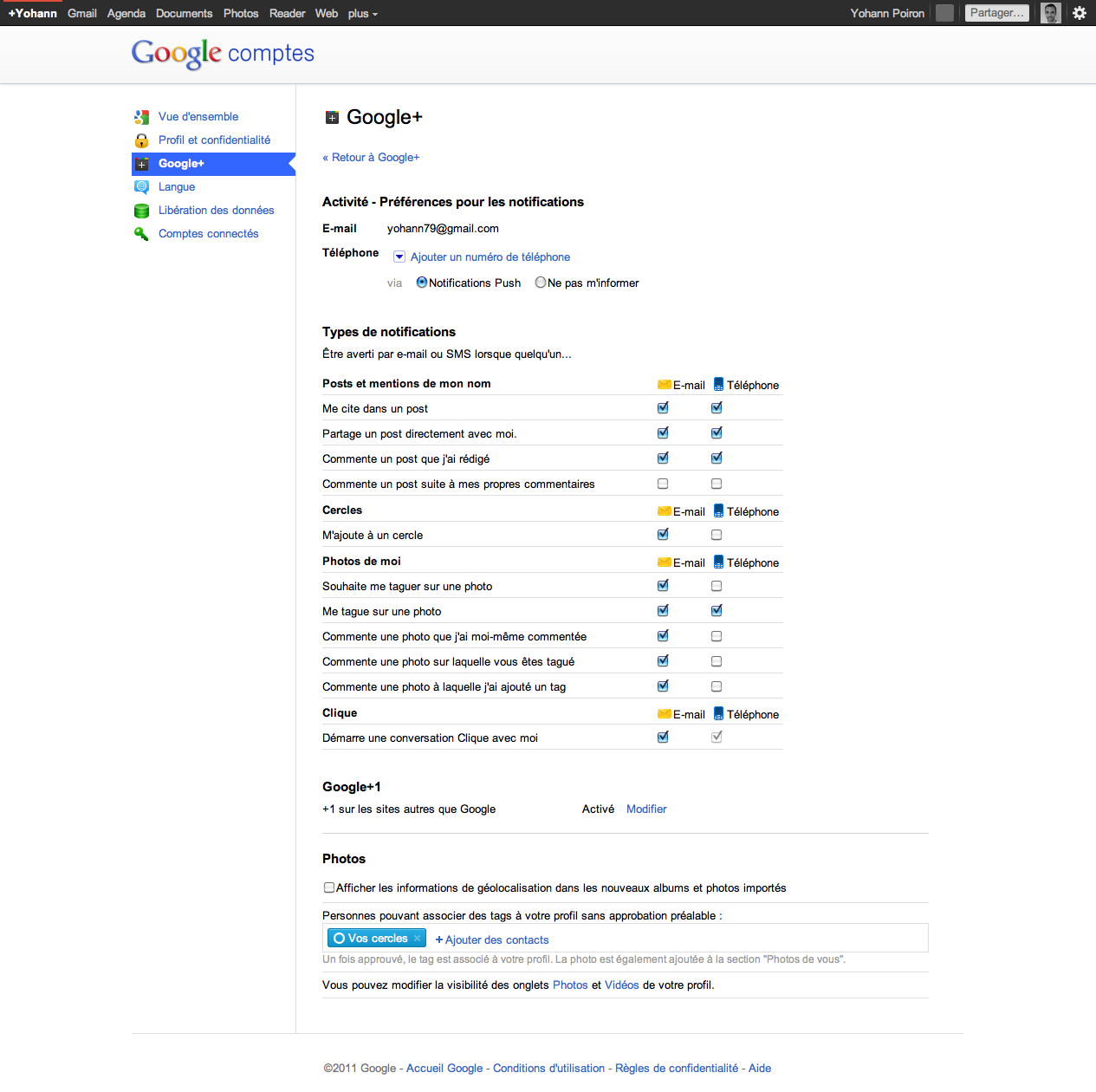 Débuter avec Google+, voici votre guide complet - Notifications Google+