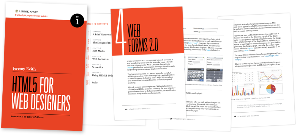 A Book Apart 1, 2 et 3 : HTML5 et CSS3 pour les Web Designers et Stratégie de Contenu Web - HTML5 pour les Web Designers