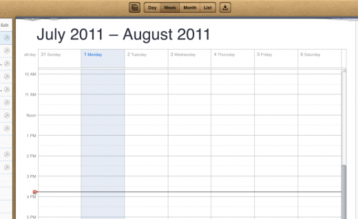 Apple lance iCloud.com en bêta ! - Calendar
