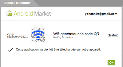 Générer votre QR Code pour fournir vos identifiants Wifi : Android et Web - Choix de l'appareil