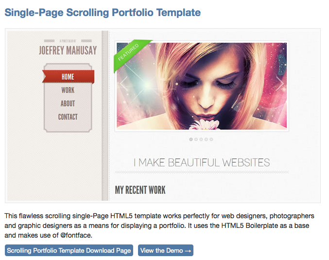 Les acteurs du Web en ont parlé [#11] - Template HTML5
