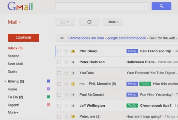 Suppression des liens : Contacts et Liste de tâches Google est prêt à déployer un lifting majeur pour GMail