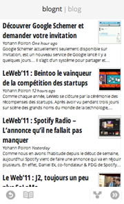 Comment bénéficier de Google Currents sur votre Android - Liste des articles