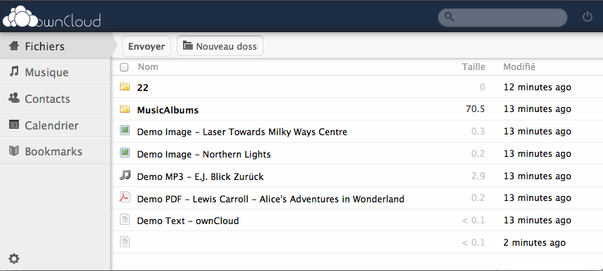 ownCloud, un concurrent Open Source à Dropbox et Box.Net - Stockage des fichiers