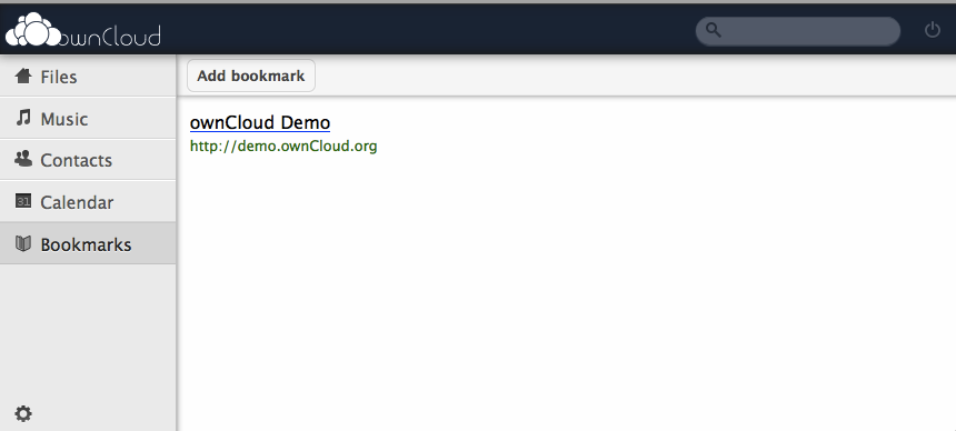 Gestion des bookmarks ownCloud, un concurrent Open Source à Dropbox et Box.Net - Gestion des bookmarks