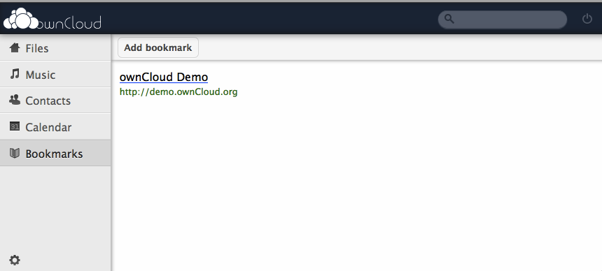 ownCloud, un concurrent Open Source à Dropbox et Box.Net - Gestion des bookmarks