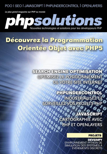 PHP Solutions - Décembre 2011 - Découvrez la POO avec PHP5