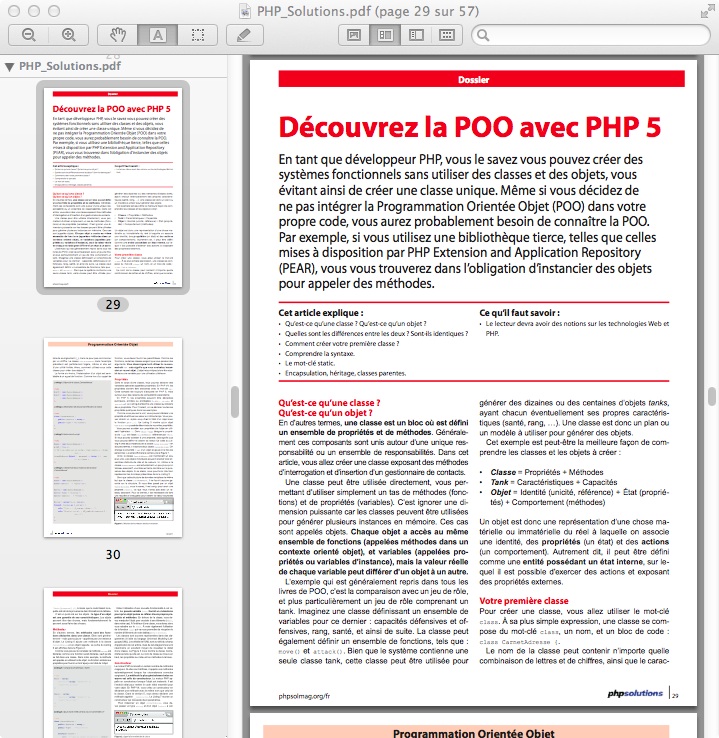 PHP Solutions - Décembre 2011 - Découvrez la POO avec PHP5