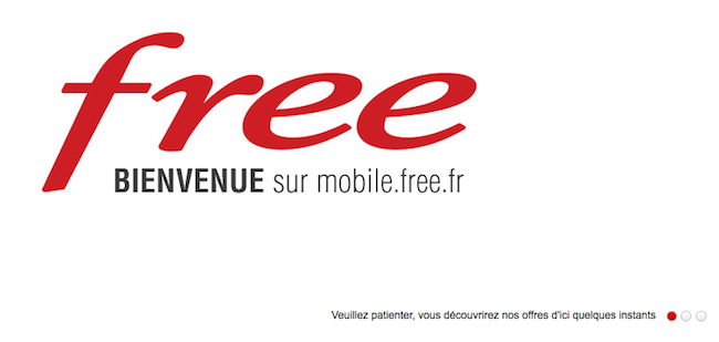 mobile.free.fr mets du temps à se réveiller !