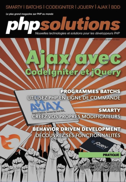 PHP Solutions - Janvier 2012 - Ajax avec CodeIgniter et jQuery