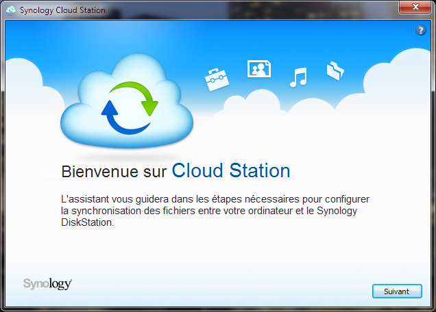 Votre Cloud personnel avec votre NAS Synology et le DSM4 - Cloud Station Installation Win7
