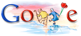 Cold, Cold Heart, la St Valentin vue par Google dans son doodle - Doodle Saint-Valentin 2007