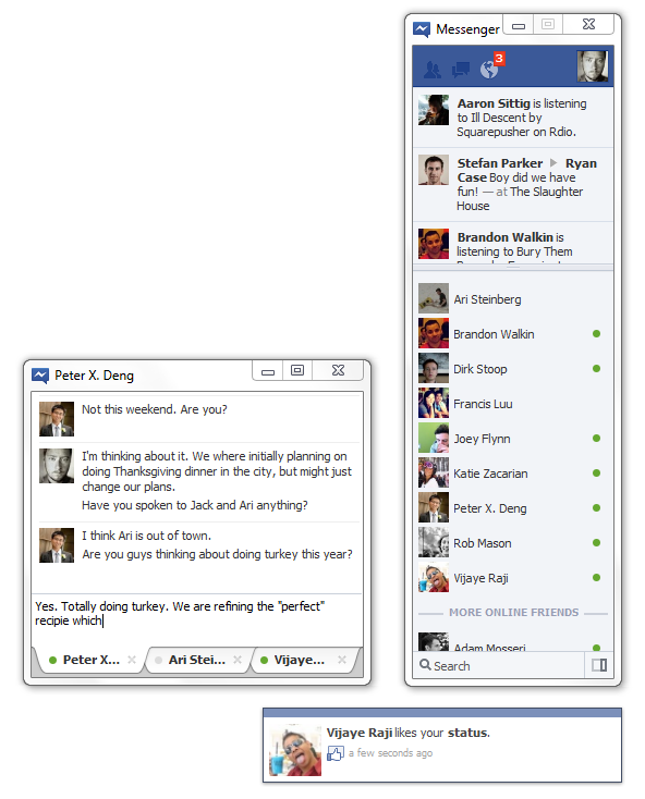 Facebook lance Messenger pour Windows, une version Mac arrive...