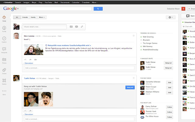GExtend, optimisez l'espace blanc du nouveau design de Google+
