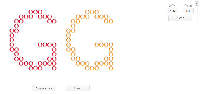 Zerg Rush un easter eggs made in Google