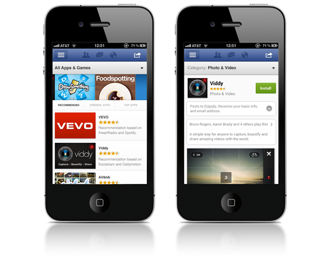 Facebook va lancer son App Center pour lister ses meilleures applications 