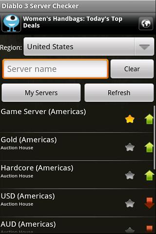 Surveillez l'état des serveurs de Diablo III depuis votre mobile Android