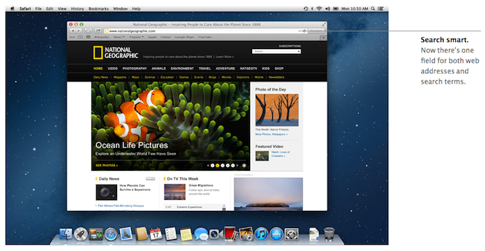 Tout ce que vous devez savoir de la Keynote d'Apple lors du WWDC 2012 hier soir - Nouvelle version de Safari