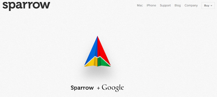 Google acquiert Sparrow dans le but de renforcer sa présence sur iOS et OS X