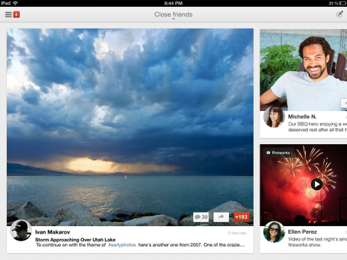 Google+ pour iPad arrive enfin avec une application prometteuse