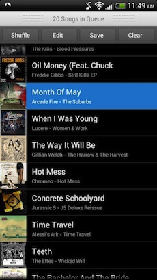 Grooveshark est de retour sur les dispositifs Android