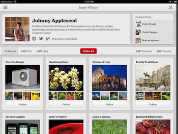Pinterest lance les applications iPad et Android - Pinterest sur Android