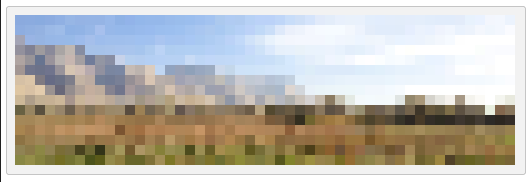 Pixeliser et pointiller vos images à la volée avec SeuratJS - Pointillisme rectangle