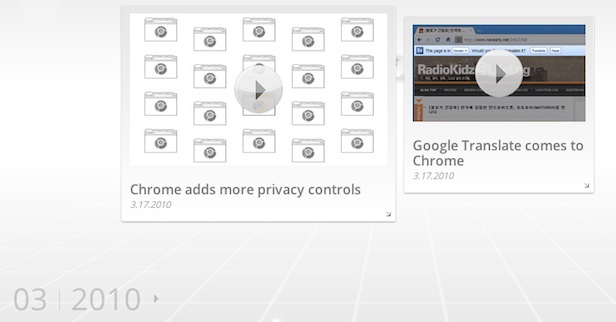 Une évolution visuelle de Google Chrome