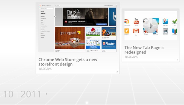 Une évolution visuelle de Google Chrome