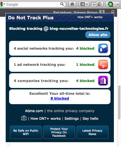 Comment arrêter les sites Web de vous traquer ? - Do Not Track Plus