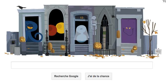Halloween ! Google célèbre avec la fête avec un doodle interactif