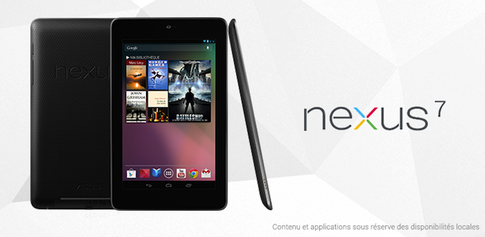 La Nexus 7 32 Go désormais disponible chez certains revendeurs - Nexus 7 de 8 Go proposée à 99€ ?
