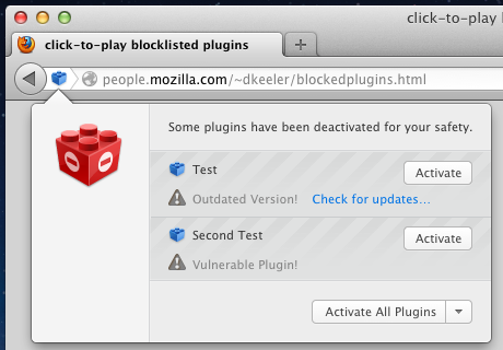 Mozilla détaille que les plugins d'Adobe Reader, Flash et Silverlight seront bloqués dans Firefox 17