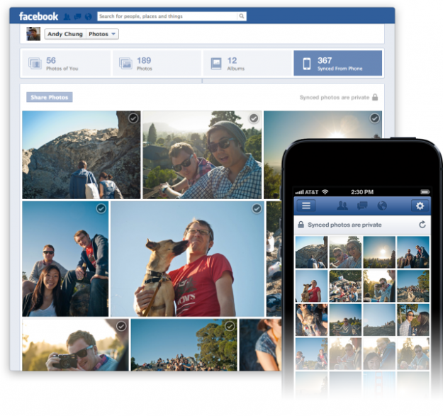 Facebook confirme la synchronisation des photos sur les périphériques iOS