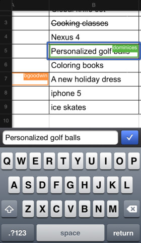 Vous pouvez maintenant éditer des feuilles de calcul Google Drive depuis votre dispositif mobile - iOS