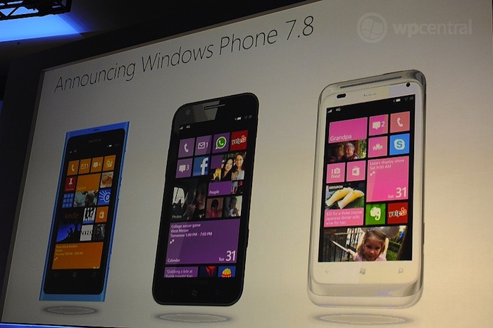 Windows Phone 7.8 est encore en vie, et sera lancé début 2013