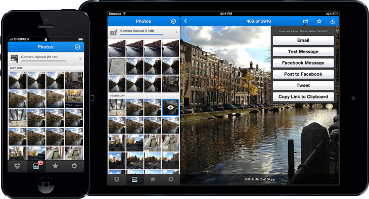 Dropbox 2.0 sur iOS mise tout sur les photos - Nouvelle gestion de l'Instant Upload
