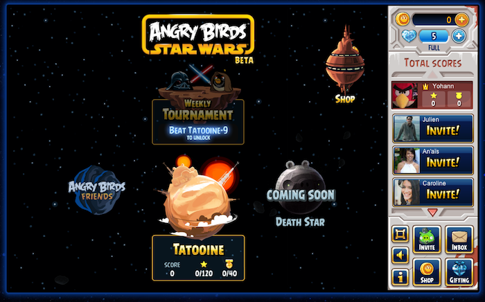 Rovio lance Angry Birds Star Wars bêta sur Facebook Rovio lance Angry Birds Star Wars bêta sur Facebook