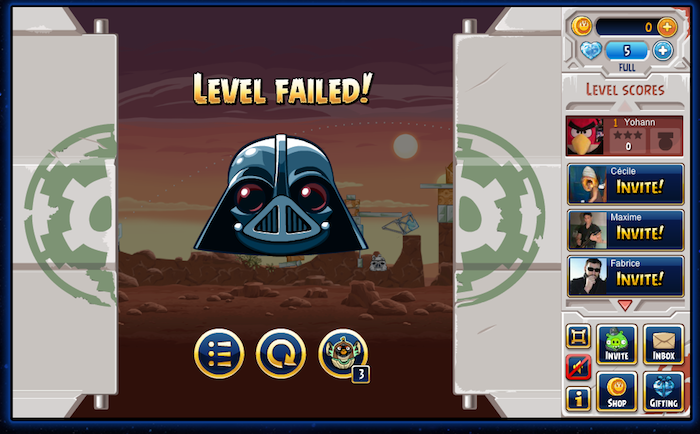 Rovio lance Angry Birds Star Wars bêta sur Facebook Rovio lance Angry Birds Star Wars bêta sur Facebook