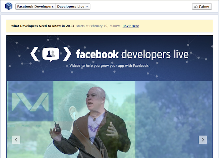 Facebook lance Developers Live, une nouvelle plateforme pour les news, tutoriels et vidéos en live 